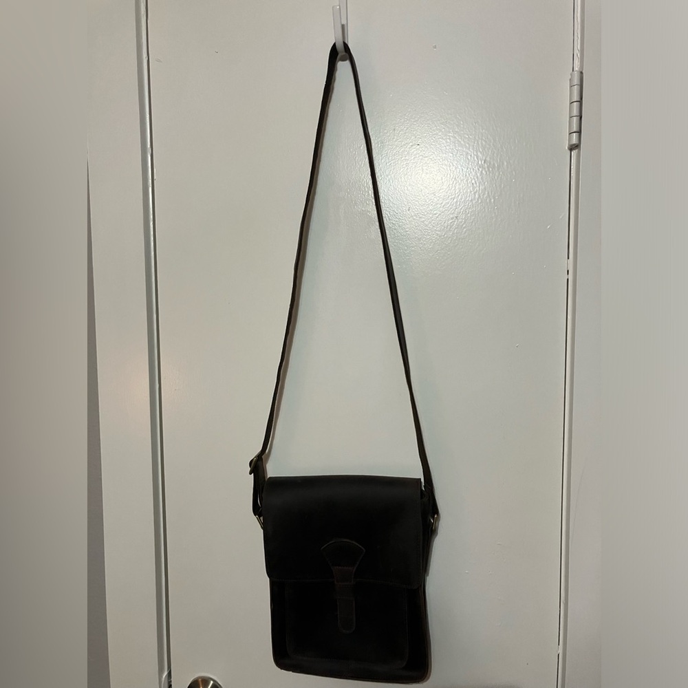 Masa Kawa Leather Bags Full Grain Leather shoulder crossbody messenger bag